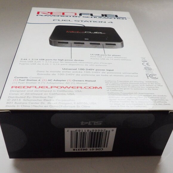 Red Fuel 4 Device Charging Station Brand New Charge Phones & Tablets - Picture 7 of 7